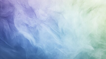 Fototapeta premium Ethereal Soft Colorful Smoke Background in Purple and Green Hues