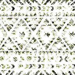 Geometrical ethnic seamless pattern