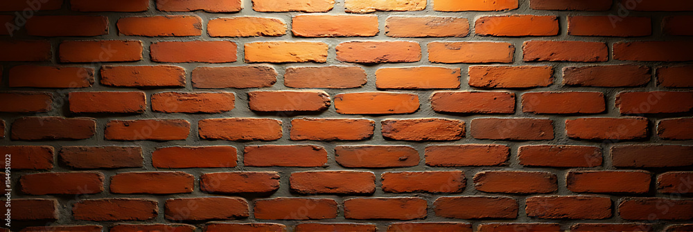 Poster warm brown tones of a classic brick wall texture create a cozy and inviting background for various v