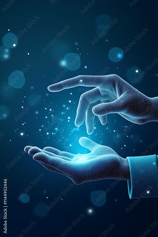 Poster vative business plans combine digital transformation and ai technology for enhanced efficiency and g