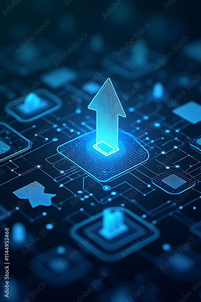 Poster vative business plans combine digital transformation and ai technology for enhanced efficiency and g