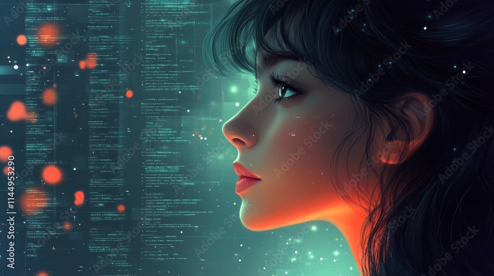 Poster creating personalized content through ai script writing with innovative visuals