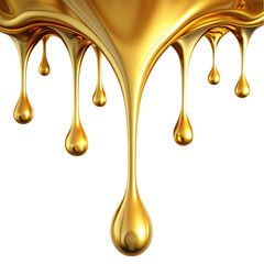golden honey dripping