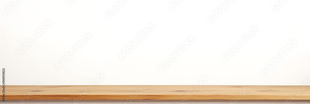 Poster the beautiful texture of the wooden table top is showcased against a clean white background for prod