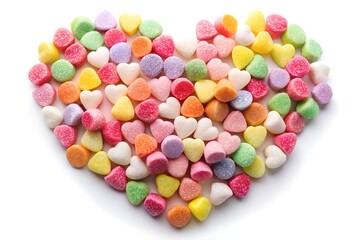 heart shaped candies