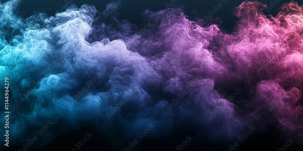 Wall mural grainy gradient background green purple noise texture color gradient abstract glowing banner header 
