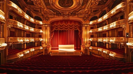 Obraz premium Interior of the Opera Garnier in Paris, France