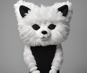 Fluffy is an irresistibly adorable plush doll designed to bring comfort and joy to anyone who holds it. With its round, soft body covered in velvety fur, Fluffy feels as if it’s made of clouds. Its wi