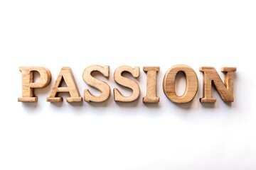 Passion isolated on white background 