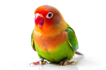 Love bird isolated on white background 