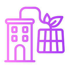 City gradient icon