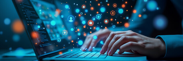 Digital disruption is a new trend in business that combines online concepts with social networking to create a multitasking lifestyle._00003_