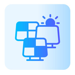 solar gradient icon