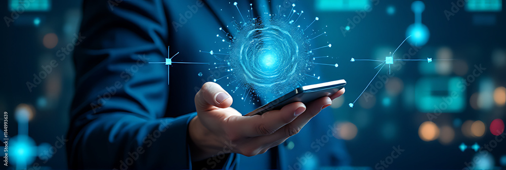 Poster companies use business solutions for big data concepts like networking and finding information._0000