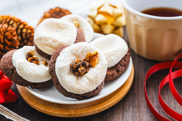 手作りマシュマロクッキー