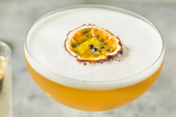 Cold Refreshing Porn Star Martini Cocktail