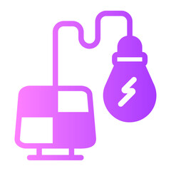 Lighting gradient icon
