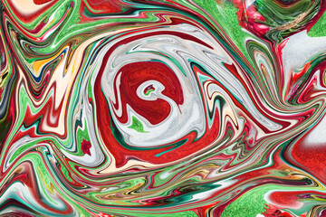 Fractal blur illustration work in colorful tones.Abstract backgrounds