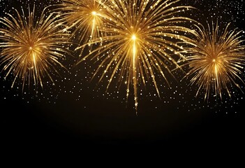 fireworks in the night sky