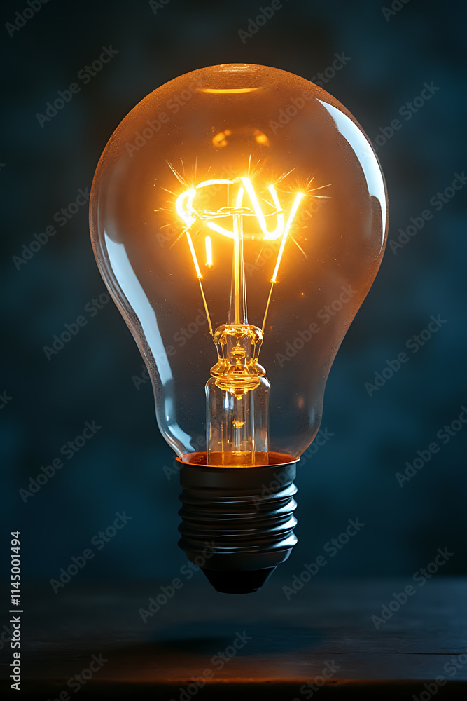 Poster bs illuminate minds sparking creative solutions in brainstorming sessions as innovative ideas begin 