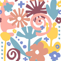 seamless pattern with children