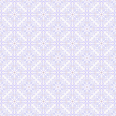 Soft purple background with hand drawn floral pattern