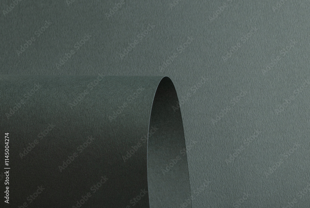 Poster green paper texture with a wavy embossed pattern in dark green and deep teal tones. featuring a matt