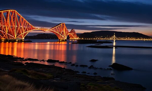 Forth Bridge in Edinburgh.