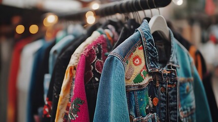 Sustainable second-hand items promoting zero waste lifestyle: Sustainable fashion and decor items