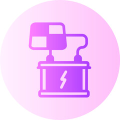 Accumulator gradient icon