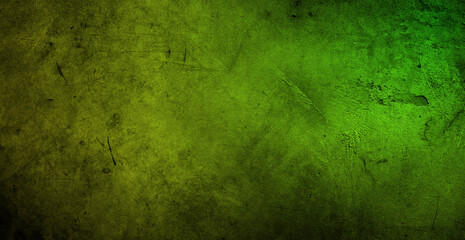 Green concrete wall background 