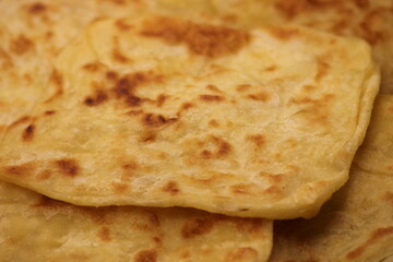 Moroccan Msemmen or Msemen Close Up