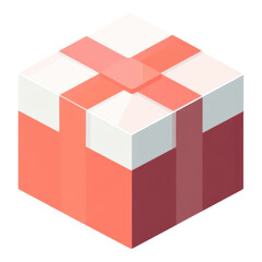 Gift box unwrapping celebration home digital art bright colors elevated view festive atmosphere