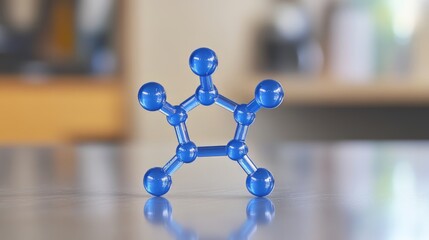 Detailed 3D Molecular Structure Visualization