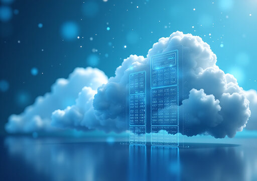 cloud hosting growing concept modern computing systems globally