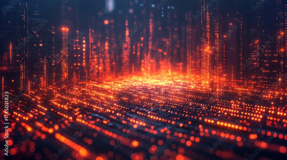 Poster high-speed data transfer powered by advanced ai hardware in a dynamic environment