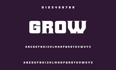 Creative geometric modern urban alphabet font. Digital abstract futuristic, fashion, sport, minimal technology typography.