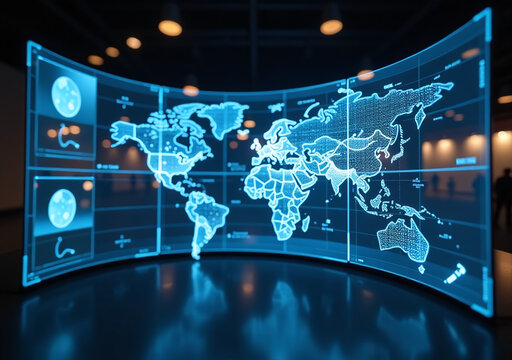 digital holograms display screens various formats entertainment educational purposes worldwide