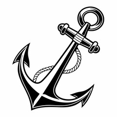 anchor on a white background