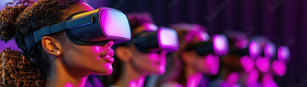 Poster transforming hr talent management with tech-driven virtual reality spaces