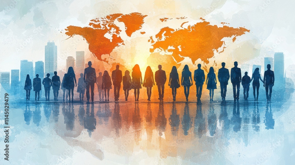 Poster global talent management strategies enhancing hr practices in a dynamic business landscape