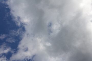 White Clouds in Blue Sky