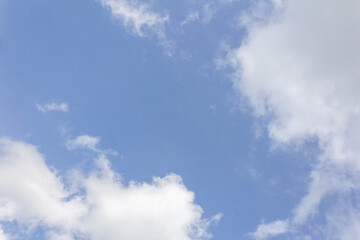 White Clouds in Blue Sky