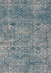 Ethnic damask vintage tiles  pattern texture design print rug carpet