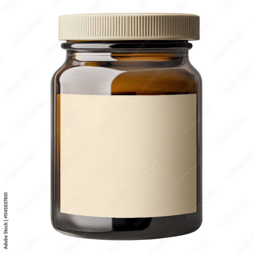 Poster product label mock-up featuring a clear design space, high-resolution png format with a transparent 