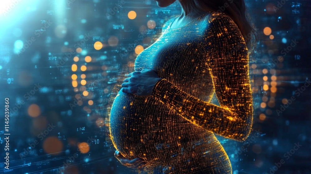 Poster ai predicts complications in pregnant individuals through data visualization and analysis techniques