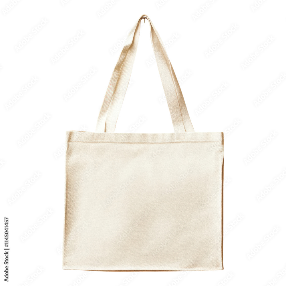 Poster tote bag mock-up featuring a blank design area, ideal for showcasing custom artwork or branding, pre