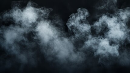 Naklejka premium Mysterious Smoke Abstract Background. Dramatic and Elegant Misty Effect