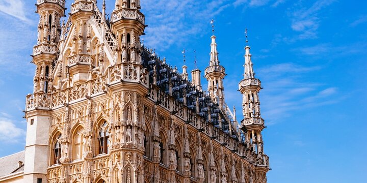 Town Hall of Leuven, Flemish Community, Flemish Region, Belgium, Europe
