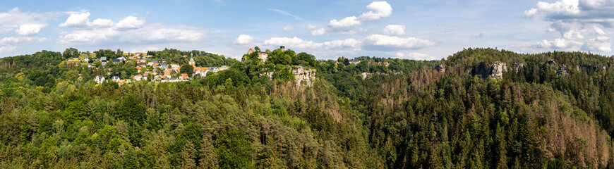 Fototapeta premium Burg Hohnstein Elbsandsteingebirge